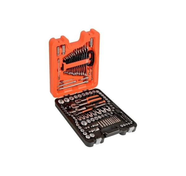 Pistorasia ja avaimet 1/2", 1/4" ja 3/8 138 kpl