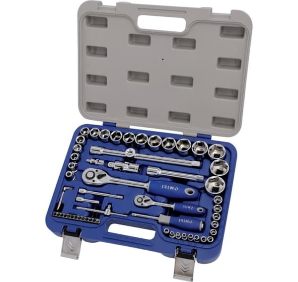 Hylsor 4-32mm och bits set 1/4" och 1/2" 58 st Irimo