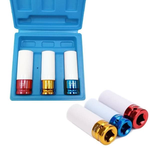 Slagsats - XMTECH - 17-19-21 mm - Molybdenkromstål - Repfria - Transportväska