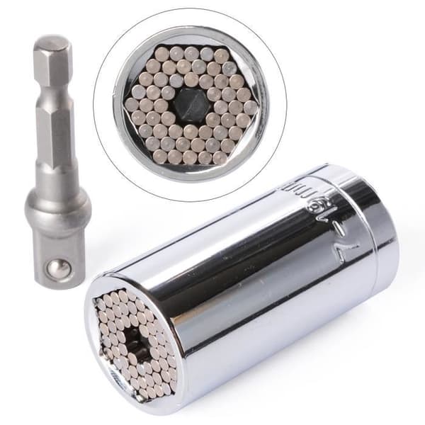 XCSOURCE 2st/set Universal Hylsnyckel Power Drill Adapter Hylsa Järn Stång Multifunktion Hushållsreparationsverktyg