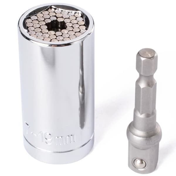 XCSOURCE 2st/set Universal Hylsnyckel Power Drill Adapter Hylsa Järn Stång Multifunktion Hushållsreparationsverktyg