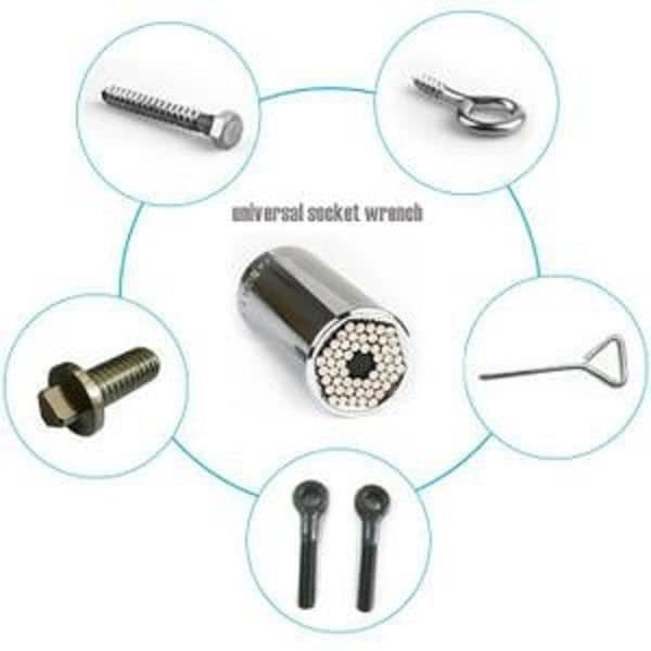 Universal Hylsnyckel Power Drill Adapter Hylsstav Järn Multifunktion Hushållsreparationsverktyg Kit