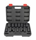 Miniatyrbild 1 av 4: AWTOOLS UPPSÄTTNING MED IMPACT SOCKETS 1/2" 14 st. BLACK LINE