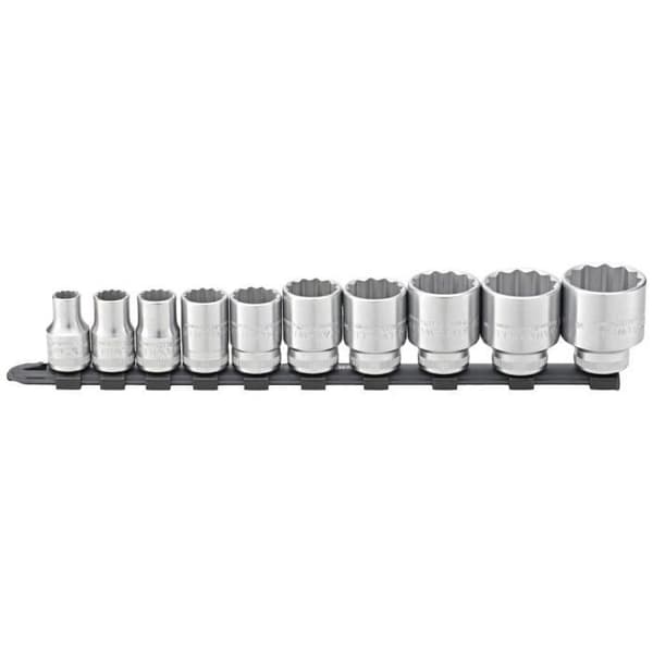 Hylssats - Stahlwille - 50/10-12918 - 10 delar - HPQ ® högpresterande stålförkromad