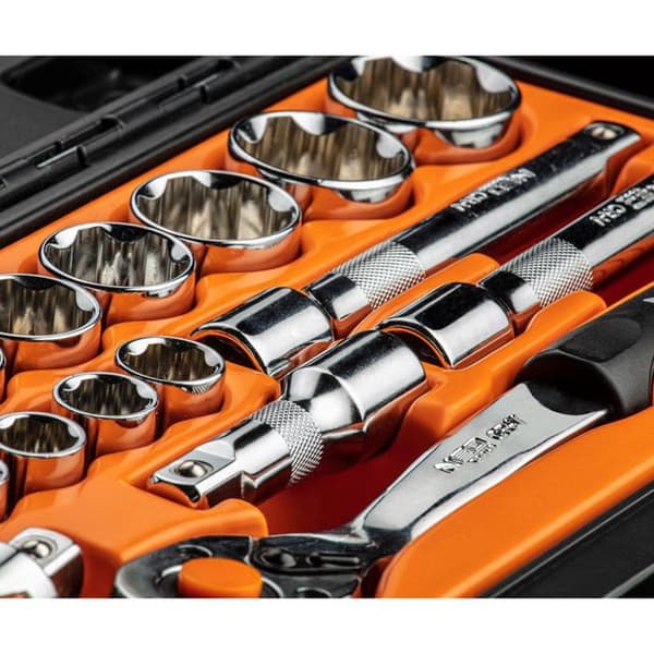 Nyckelnycklar - NEO TOOLS - 08-694 - 23 delar - Krom-vanadium stål - Hus 8 till 32 mm