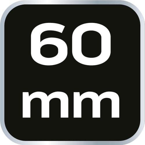 3/4" sekskantfatning, 60 mm