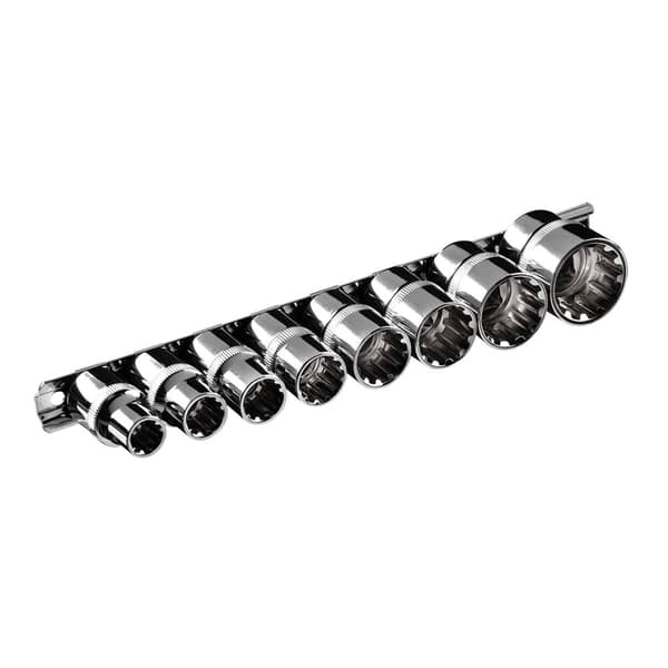 Spline fatninger 1/2", sæt med 8 stk.