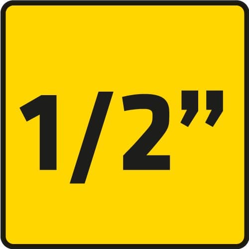 1/2" topnøgler, sæt med 21 stk.