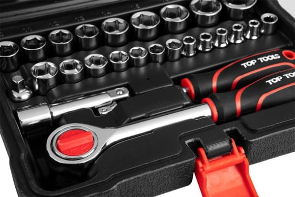Set hylsnycklar 1/4", 3/8", 63 st.
