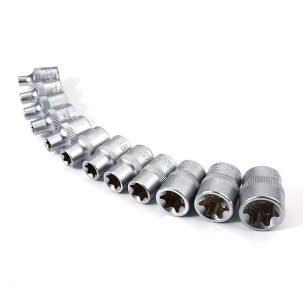 34ST TORX MUTTER SKRIVVERKTYG VERKTYG TORX SOCKS SET VERKTYGSSET BIT