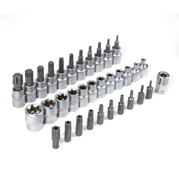 34ST TORX MUTTER SKRIVVERKTYG VERKTYG TORX SOCKS SET VERKTYGSSET BIT