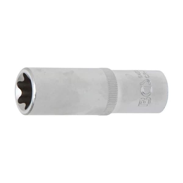 Nyckelhylsa, E-profil, djup 12,5 mm (1/2") E20