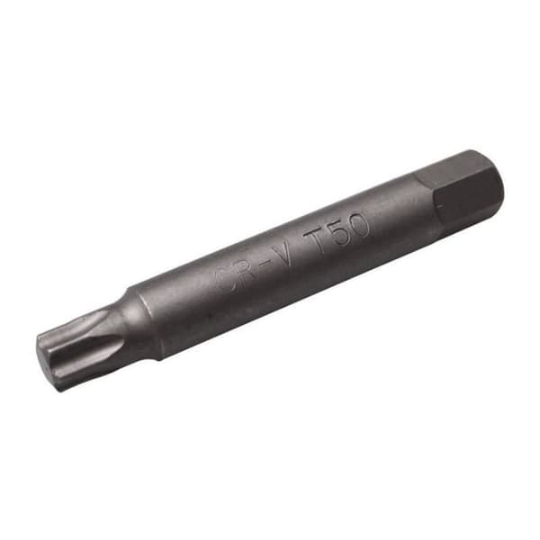 Bits med rund skaft 12,5 mm (1/2") T-profil (för Torx) T50