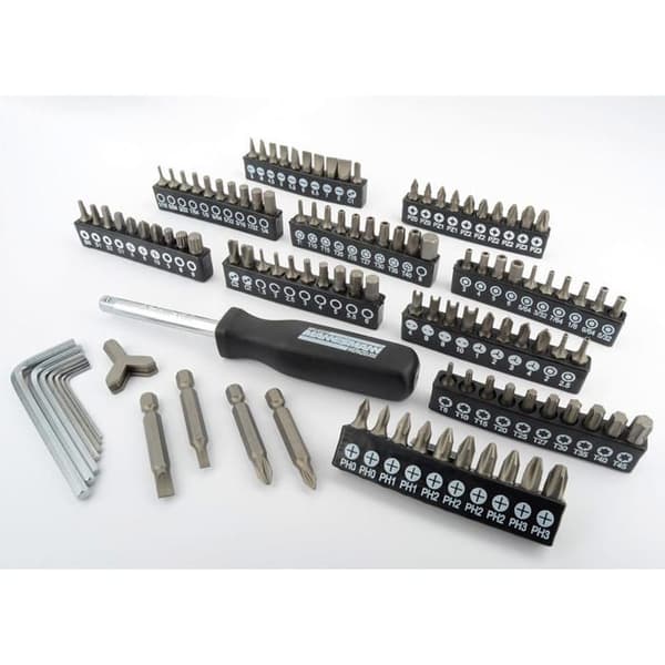 Brüder Mannesmann Bits och hylsa set 130 delar 408598