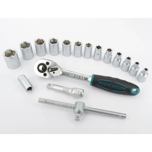 Brüder Mannesmann Bits och hylsa set 130 delar 408598