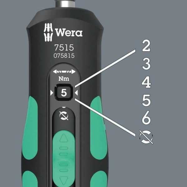 Verktygsset - WERA - 7515/7 - 7 delar - TORX - Halkfritt mekanism