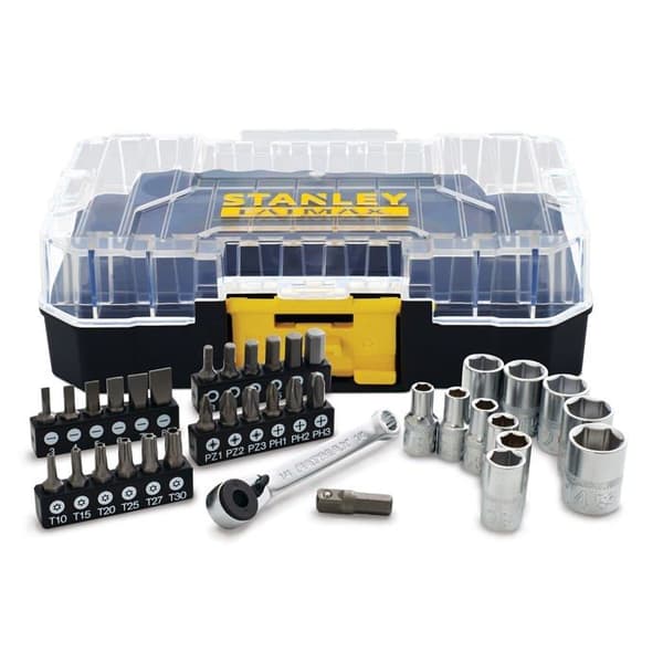 STAKBOX S 1/4'' box set med 37 delar - STANLEY - FMMT19101-0