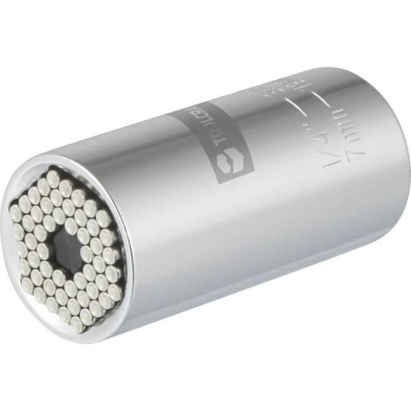 Bitshylsa - TOOLCRAFT - TO-7273935 - Universalhylsa - 7 mm till 19 mm - Svart