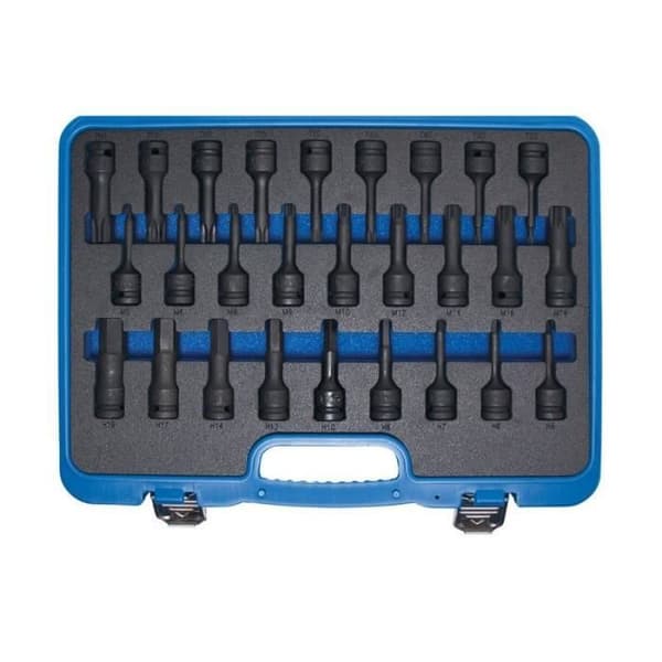 27-delad slagbitssocket set