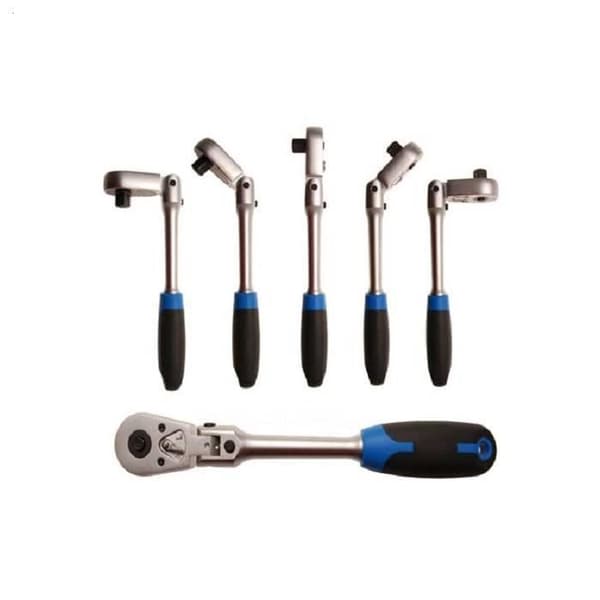 TOOL'ATELIER vridbar spärrhuvud - 1/2" - 180° - 45 tänder - snabbkopplingsknapp