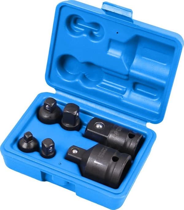 Ks verktyg - BT024605 - BRILJANTA VERKTYG Slagadapterset, 6 st, 1/4" + 3/8" + 1/2" + 3/4" [Powered by ]