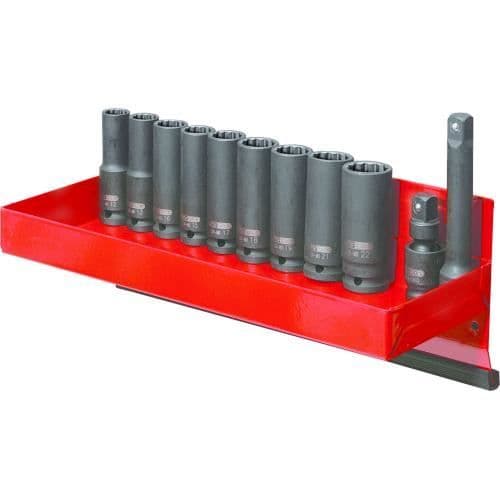 1/2" deep impact socket set, 13 st KS TOOLS 515.1140