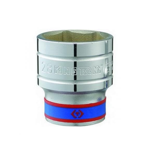 KING TONY SHORT SOCKET 1/2" 21mm x 38mm 6 SHORT CHROM