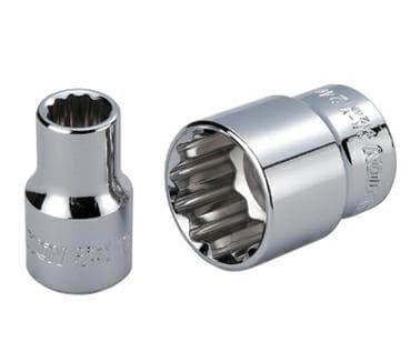 HONITON 12-VINKEL STØTNING 3/4" KORT 41mm
