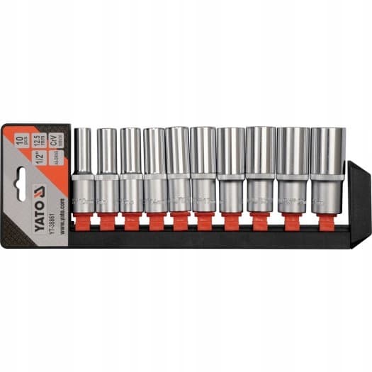 YATO LANGE STØTNINGER 1/2" 10 stk. 38861