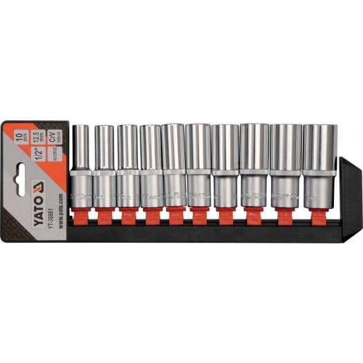 YATO LANGE STØTNINGER 1/2" 10 stk. 38861