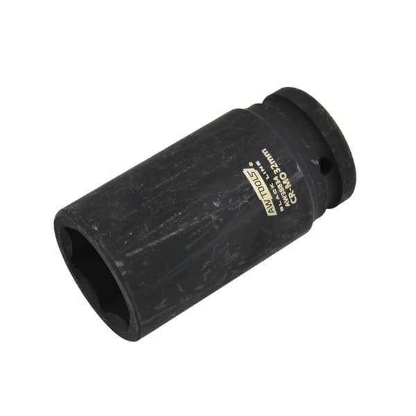 AWTOOLS 6-PUOLINEN ISKUPUTKIN 3/4" PITKÄ 24mm MUSTA LINE