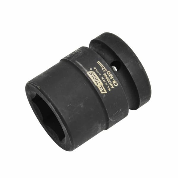 AWTOOLS 6-LYHYET ISKUPUHDISTUS 1" LYHYT 46mm MUSTA LINE