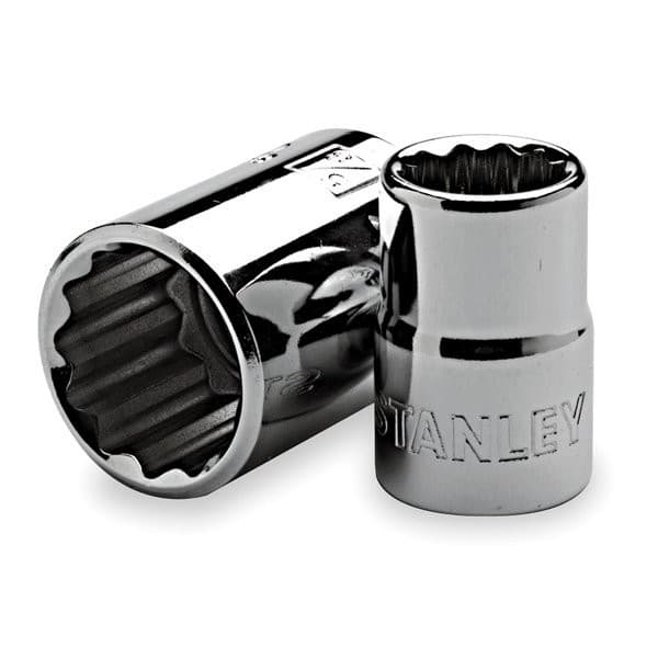 STIKKONTAKT 1/2" 14 mm 12-punkts KORT MAXI-DREV STANLEY