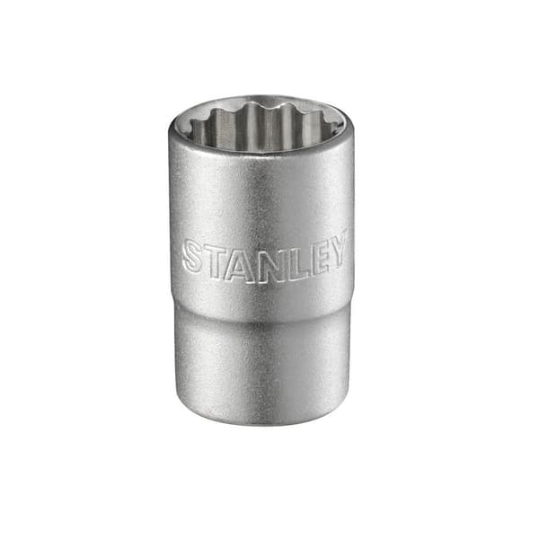 STIKkontakt 1/2" 12 mm 12-punkts KORT MAXI-DREV STANLEY