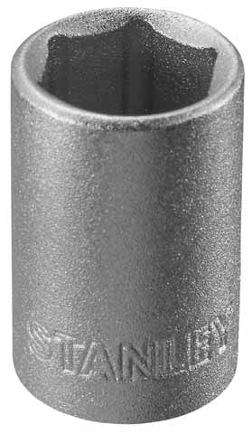 STIKKONTAKT 1/4" 9 mm 6-punkts KORT MAXI-DREV STANNELY