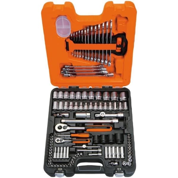 BAHCO 108-Piece 1/4" och 1/2" Sockelset S108