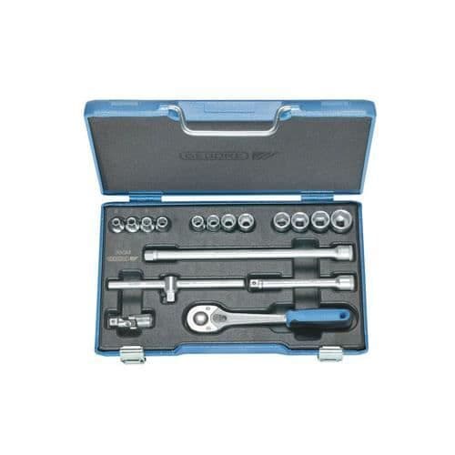 Hylssammansättning - GEDORE - 3/8" 6-19 mm - Stål - Artikelnummer 6235710