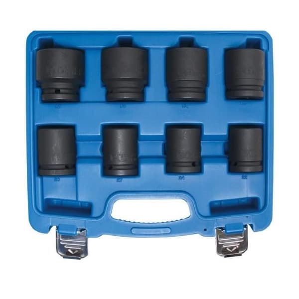 Slaghylsa set 20 mm (3/4") 22 - 38 mm 8 stycken