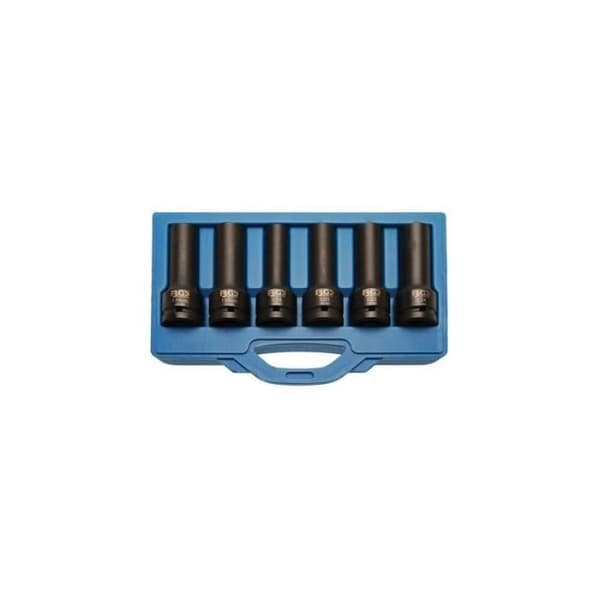 Slaghylssats, E-profil, 12-punkts 20 mm (3/4") 6 stycken