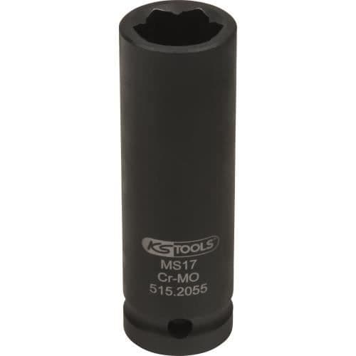 Slaghylsa - KSTOOLS - 515.2055 - Special Mercedes hjulmutter - Svart - 1 st.