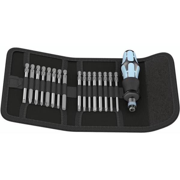 Bitset - WERA - 05071117001 - 17 delar - Precisionsverktyg - Gör-det-själv-tillbehör