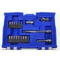Miniatyrbild 4 av 5: Kartong med 35 stycken, 1/4" hylsor och bits Expert E194672