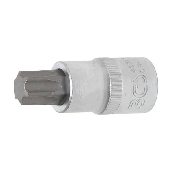 Bitshylsa - BGS TECHNIC - 12,5 mm (1/2") - T-profil (för Torx) T60 - Krom-vanadinstål