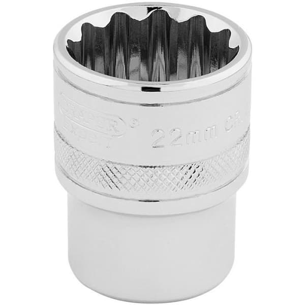 55000202 - DRAPER 1/2 12-punktssockel Hi-Torq® 22mm