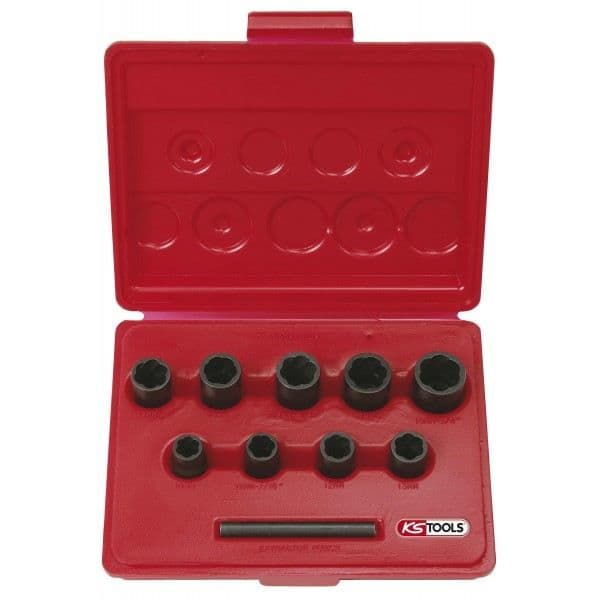 3/8" Special Impact Socket Set, 10 delar...