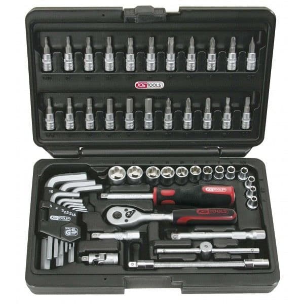 1/4'' uttagssats - KSTOOLS - KROMmatta - 51 st