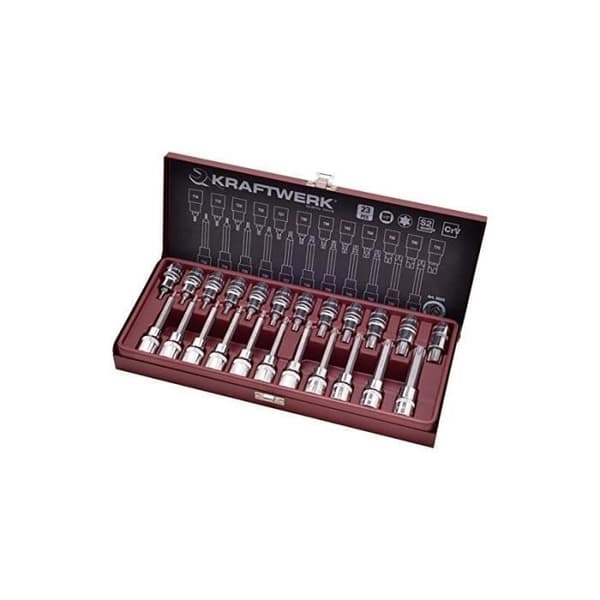 Bitsocket set - KRAFTWERK - 2025 - 23 delar - TX - Precisionsverktyg
