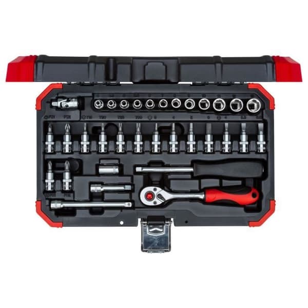 Gedore röd Socket set 1-4", 33 stycken - 3300051