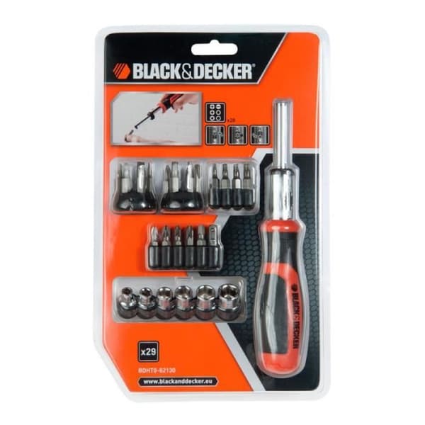 Så f. flerpunktsspärrspel 29 stycken bdht0-62130 black+decker