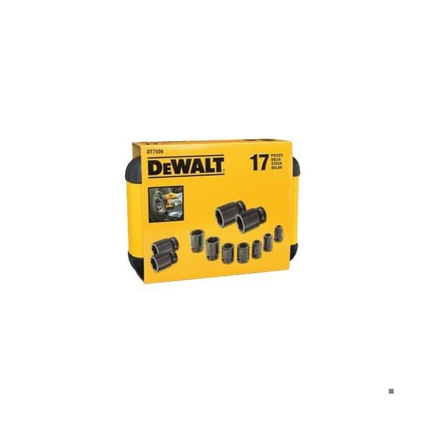Slagnyckelsats 17 delar - DEWALT - DT7506